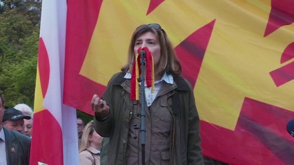 Kriza, vazhdojnë protestat kundër shqipes