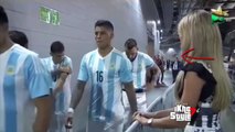 Messi ignora a la Sexy periodista Inés Sainz
