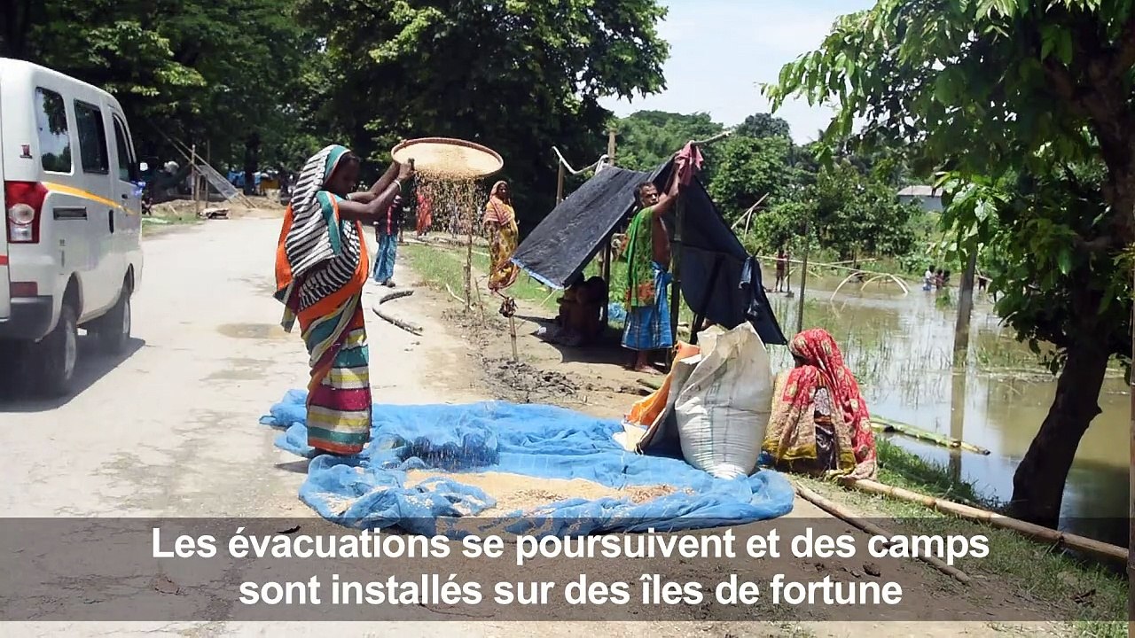 Des inondations touchent l'Inde et le Japon