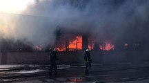 Bursa'da Tekstil Fabrikasında Büyük Yangın