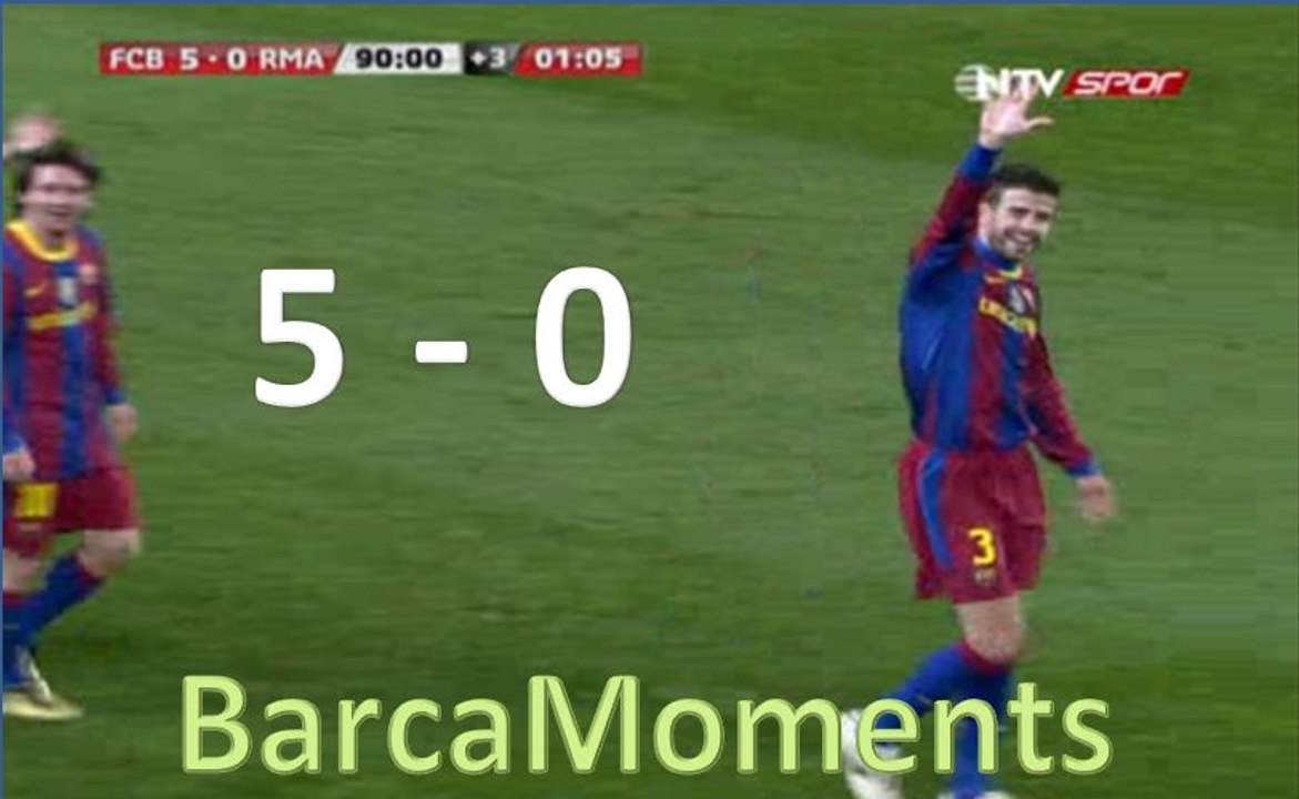 Barcelona vs Real Madrid  (5-0)