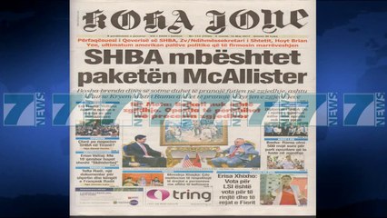 SHTYPI I DITES ME TITUJT E GAZETAVE E MARTE 16 MAJ 2017 - News, Lajme - Kanali 7