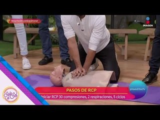 ¡Pon tu celular en altavoz y déjalo a un lado! Técnicas de RCP | Sale el Sol