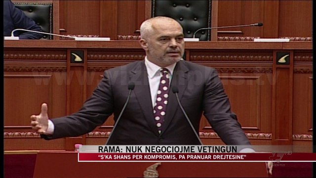 Rama: PD-ja në çadër sepse ka frikë nga vetingu - News, Lajme - Vizion Plus