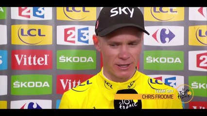 INTERVISTA CHRIS FROOME post 5^tappa Le Tour De France 2017