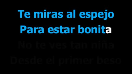 Dulce mujercita -  Los Angeles de charly -  Karaoke  - Letra