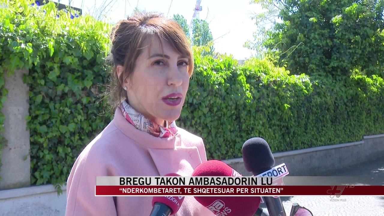 Bregu takon ambasadorin Lu - News, Lajme - Vizion Plus