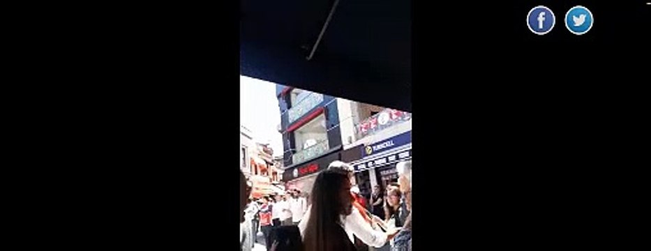 Vatan Partisi'nin Adalet Yürüyüşü protestosuna halk müdahalesi