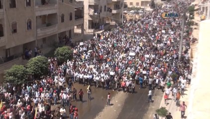 Tải video: Thousands of Kurds Protest Turkish Military Operations Near Afrin