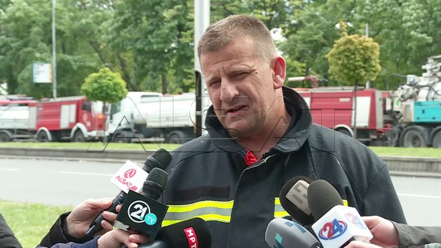 Пожар во бараките кај СУГС „Здравко Цветковски“