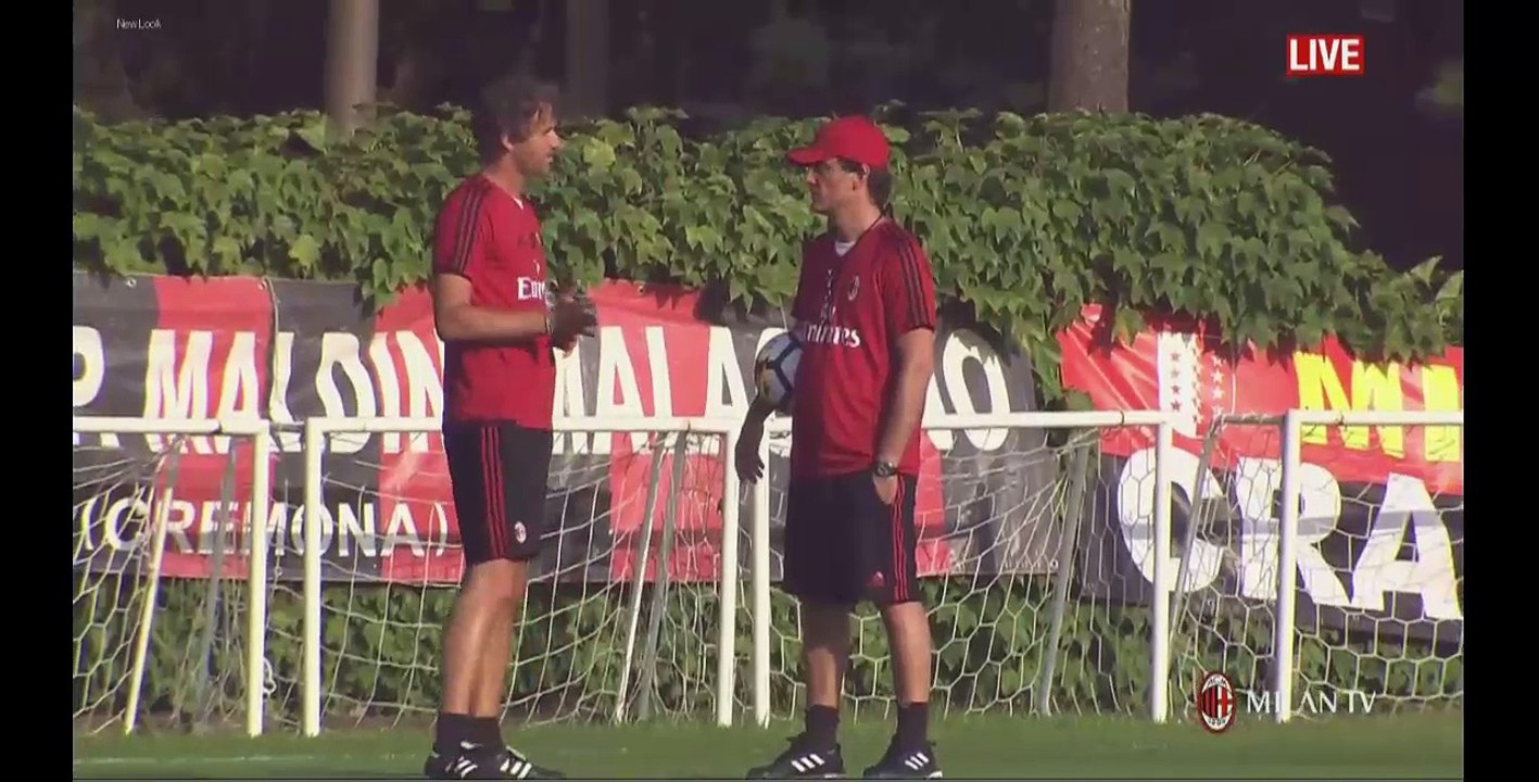 Milan training session 5.07.02017