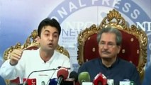 Murad Saeed and Shafqat Mehmood Press Conference in Lahore on 05.07.2017