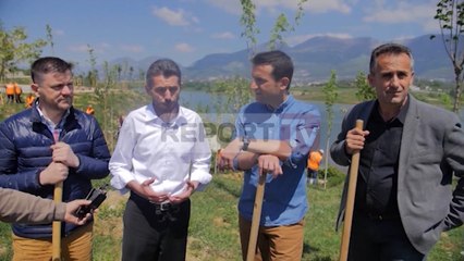 Report TV - Veliaj në Farkë:Më mirë mbjellim  pemë, se sherr e shamatë