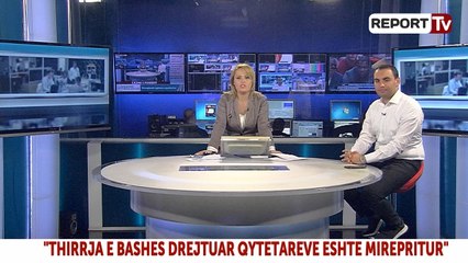 Report TV - Protesta e PD-së, i ftuar në studio Belind Këlliçi