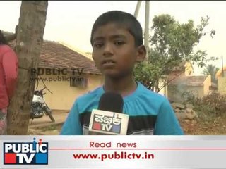 ಮೃತ ಯೋಧ ನಾಗೇಶ್ ಮಗನ ಕಣ್ಣೀರು