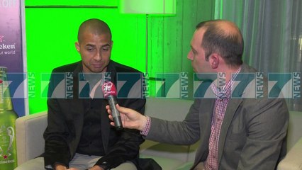 David Trezeguet ne Shqiperi ekskluzive Vizion Plus - News, Lajme - Kanali 7