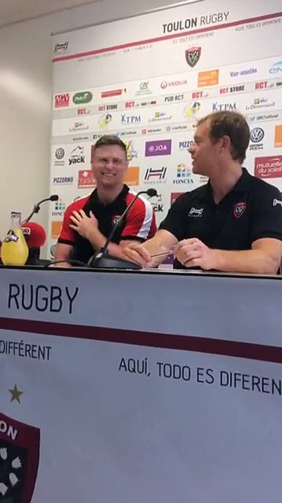 Conférence de presse de Chris Ashton.