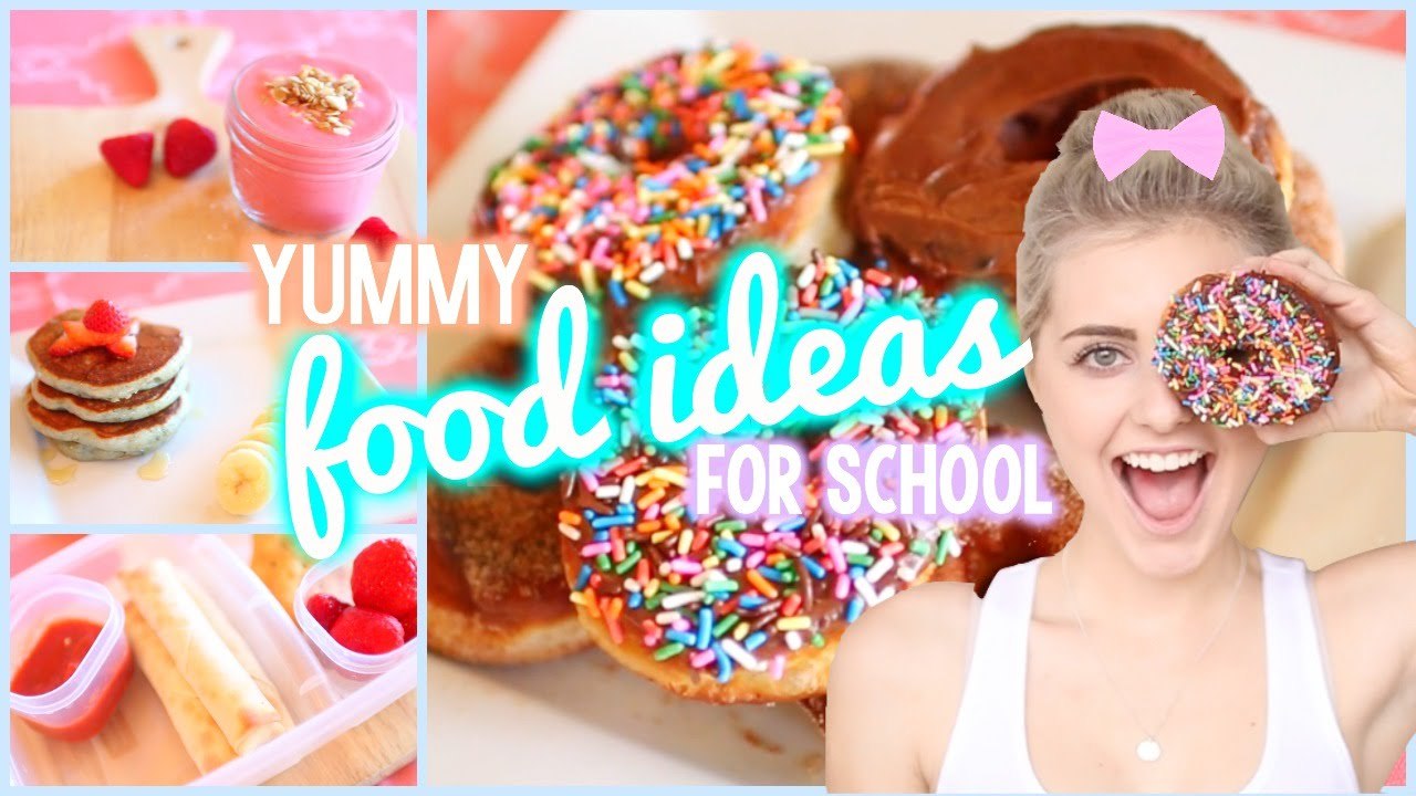 Easy and Quick Yummy Breakfast & Lunch Ideas for School! By Aspyn Ovard