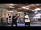 brandon rios gets ready for manny pacquiao