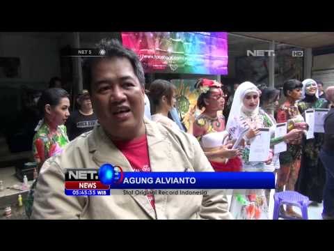 Puluhan Pelukis di Bandung Ciptakan Rekor Body Painting - NET5