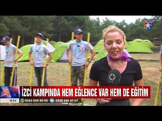İzci kampında hem eğleniyorlar hem de macera yaşıyorlar