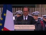 Homazhet për policin e vrarë, Hollande bën thirrje për unitet- Top Channel Albania - News - Lajme