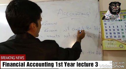 Financial Accounting First Year Lecture 3