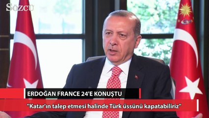 Cumhurbaşkanı Erdoğan France 24’e konuştu