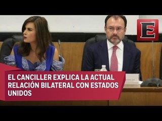 Luis Videgaray, titular de SRE, comparece ante diputados
