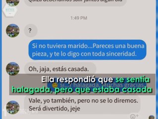 Hombre intenta seducir a mujer casada