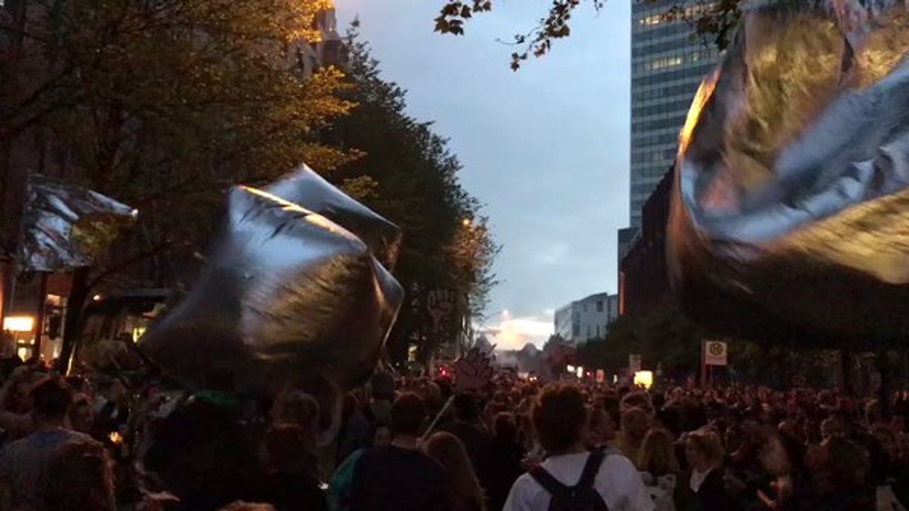 Anti-G20 Protesters Throw Massive Street Party in Hamburg