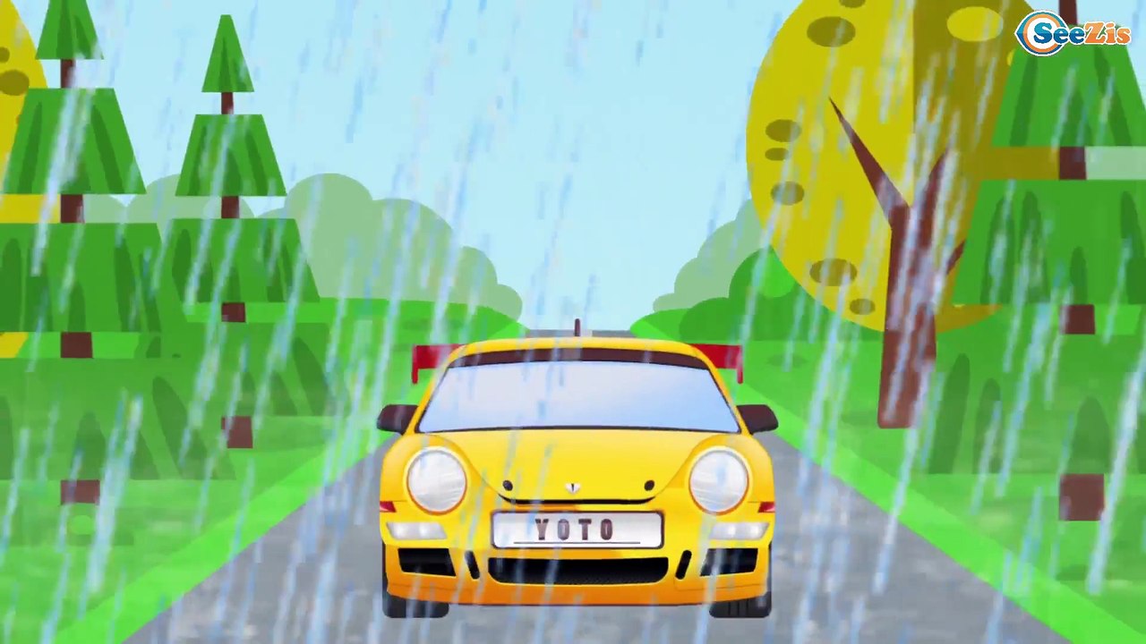 Cartoon the Police Car Race - Animation episodes for kids!