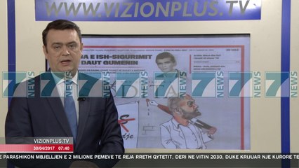 SHTYPI I DITES ME TITUJT E GAZETAVE E DIEL 30 PRILL 2017 - News, Lajme - Kanali 7