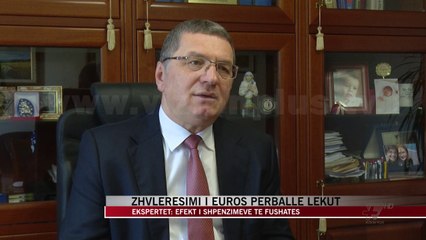 Zhvlerësimi i euros përballë lekut - News, Lajme - Vizion Plus