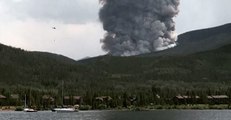 Helicopter Drops Water as Wildfire Near Breckenridge Sparks Evacuations