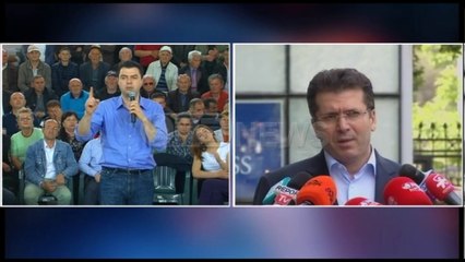 Ora News - Zgjedhjet e 18 qershorit - Mediu kafe pune me Lu: Gjithmonë ka shanse për dialog