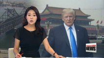 President Trump tweet accuses Beijing of aiding North Korea with trade