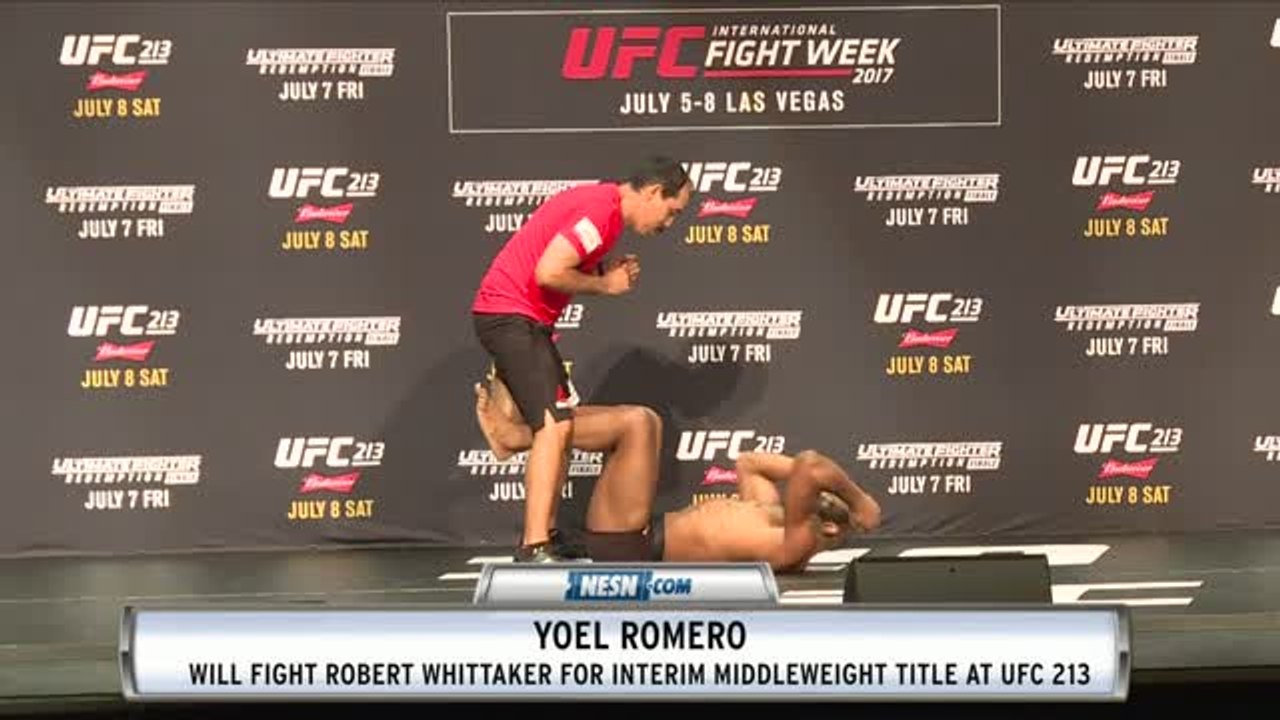 Yoel Romero UFC 213 Open Workout