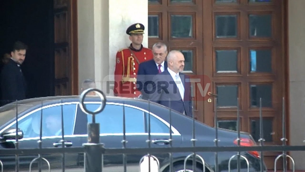 Report TV - Përfundon takimi Rama - Basha - Nishani, Rama largohet nga Presidenca