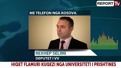 Report TV - Heqja e flamurit nga Universiteti Selimi: Skandal, kemi dhënë jetën
