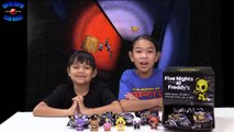 Five Nights At Freddys Mystery Blind Bag x4 Toy Unboxing Review FNAF (SuperSorrell)