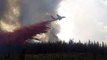 Firefighting Plane Drops Retardant on Keystone Fire