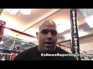 MMA star Ryan Martinez Working Out At Mayweather Boxing Club