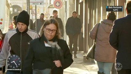 Inverno derruba temperaturas no sul e sudeste do país