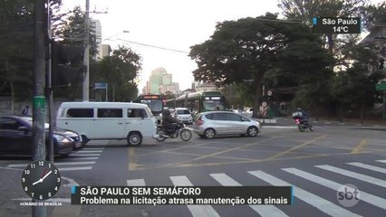 SP: Problema na licitação atrasa manutenção de semáforos