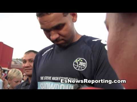 Jared Dudley scores goal at steve nash game steals show in celebration