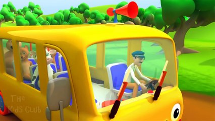 The Wheels on the BUS! Nursery Rhymes for Children - Baby Songs - Music Video 2017
