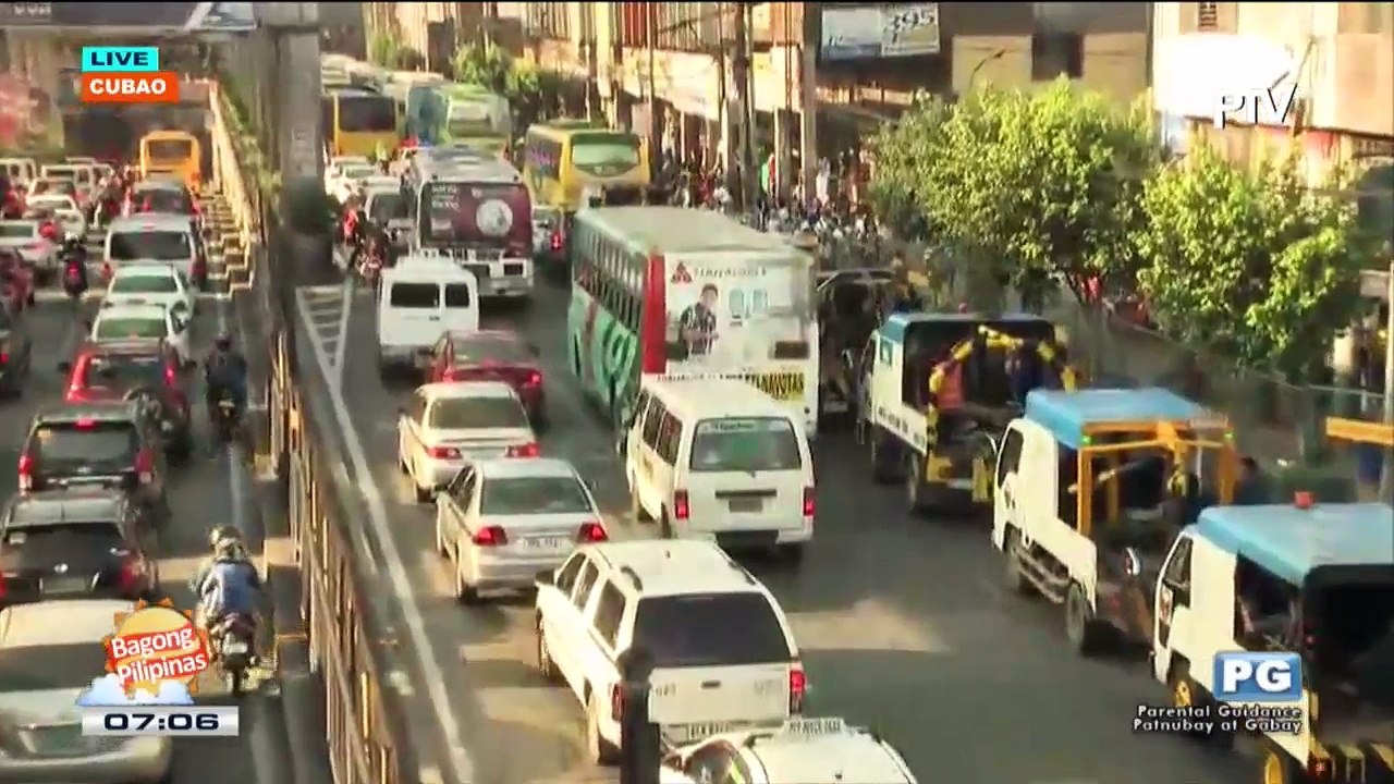 TRAFFIC UPDATE: Cubao
