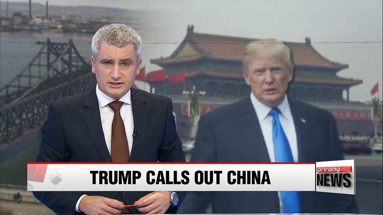 President Trump tweet accuses Beijing of aiding North Korea with trade