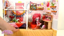 Chicas tarta dedo meñique Mi pequeño Pony Ecuestria sala de fiestas pijama minis Pinkie Pie